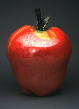Large gala apple sculpture