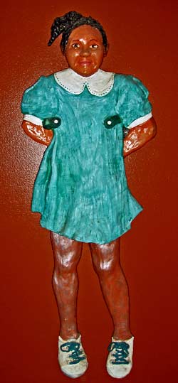 Jamaican Girl, 1993 wall sculpture