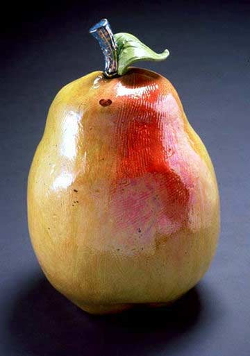 Sunshine Pear sculpture