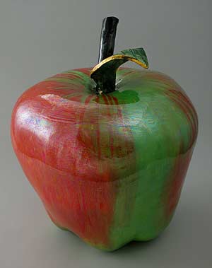 Green Braeburn sculpture