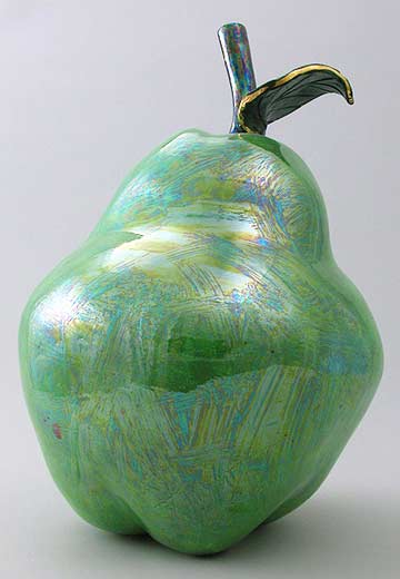 Green Pear sculpture